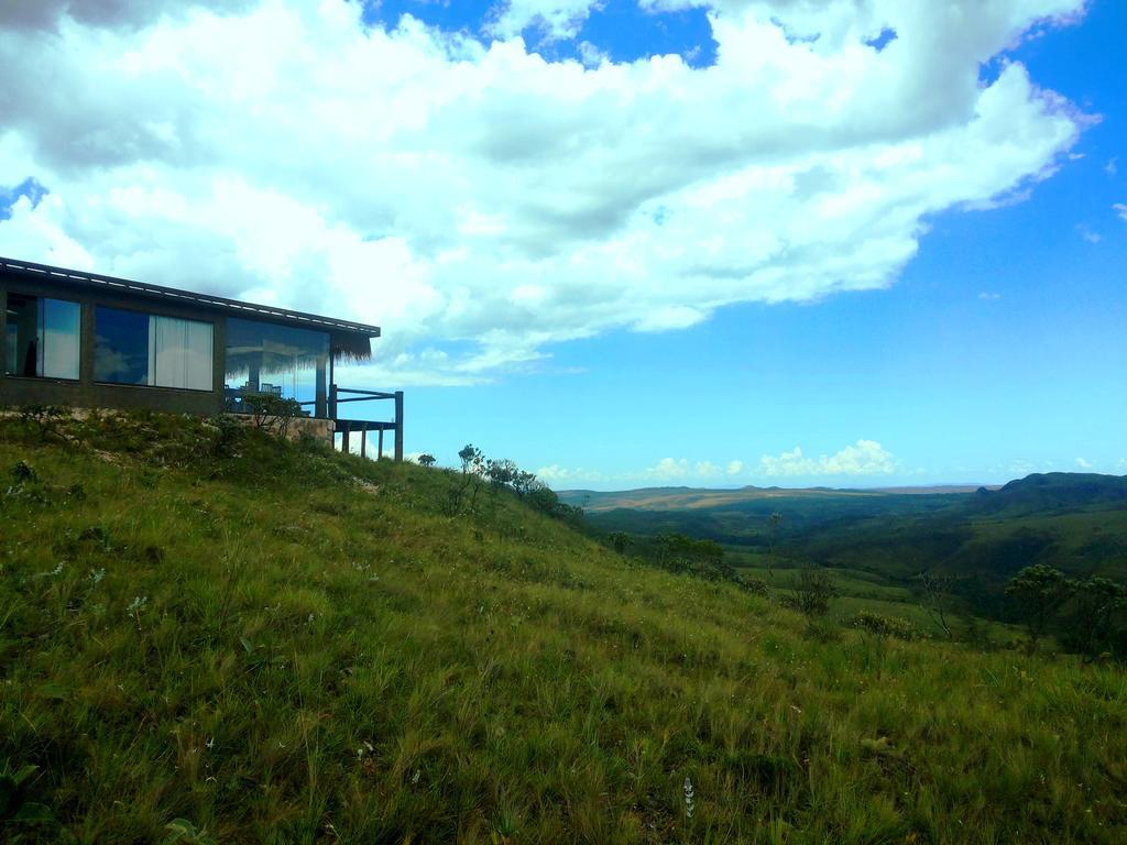 Casa De Vidro Com Vista Panoramica E Cachoeiras Alto Paraíso de Goiás Exterior photo